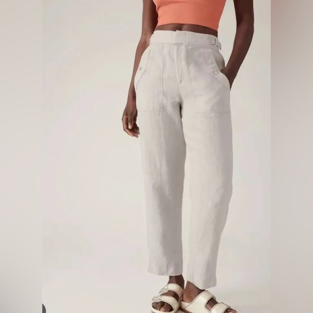 Athleta Voyager Linen Pants - Size 4